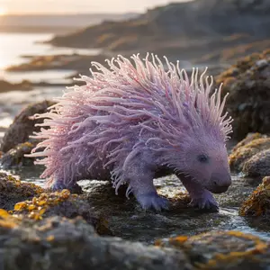 Porcupine + Sea anemone